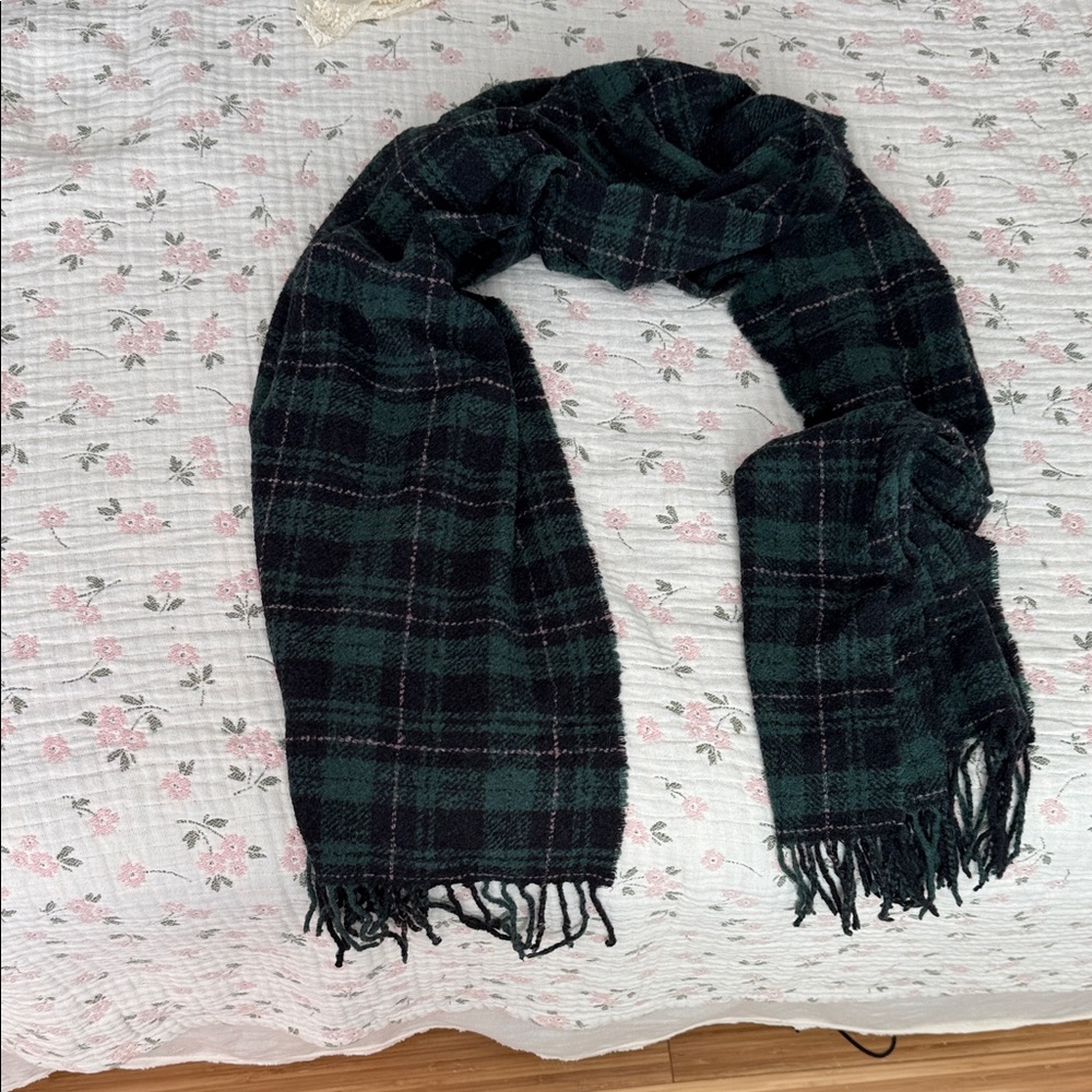 Plaid Fringe Scarf from Madewell
